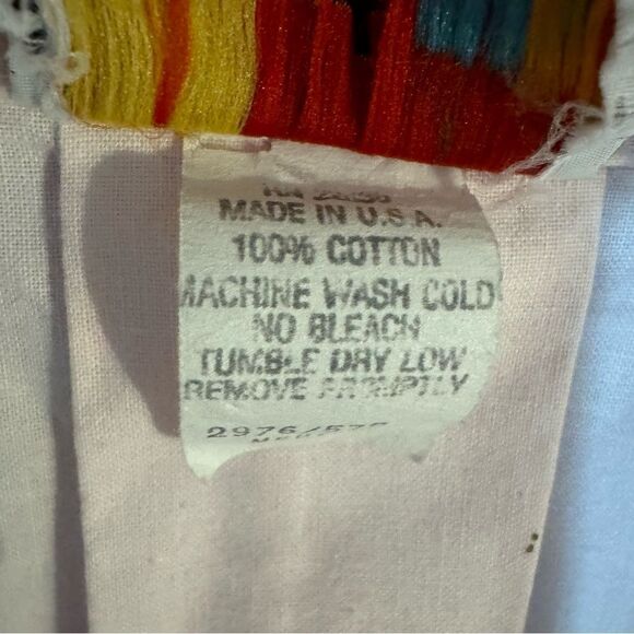 C’est Ça! Vintage 100% Cotton Pink Puff Blazer M - Picture 4 of 4